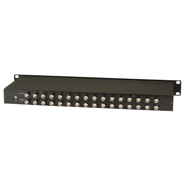 16-Port Video Lightning and Surge Protection, Rack Mount. TVI,AHD,CVI,CVBS