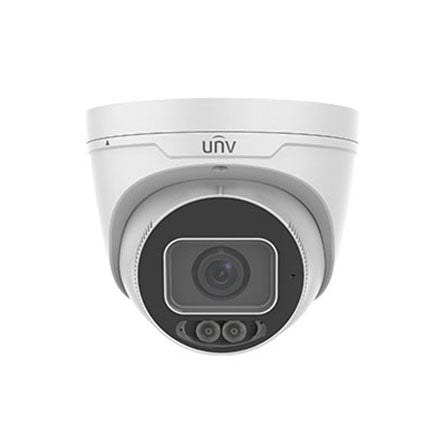 Uniview Prime-III 4MP AI IP Turret Dome, 120dB WDR, IP67, Mic, ColorHunter