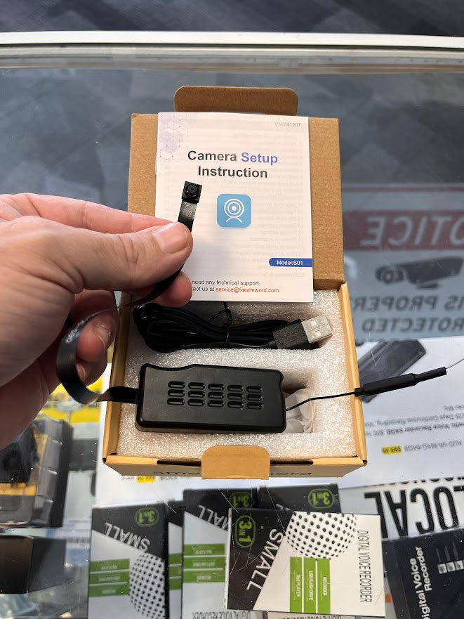 Covert Spy Camera 1080p Recorder Kit, WiFi