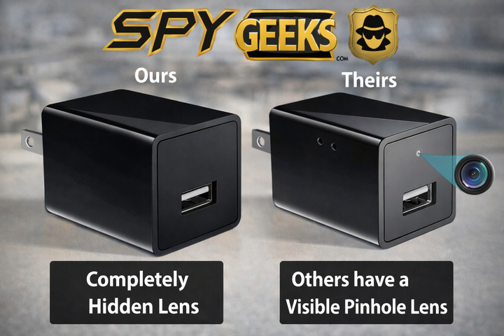 1080p 30fps Wi-Fi recording Spy Camera looks like and is working USB Phone charge