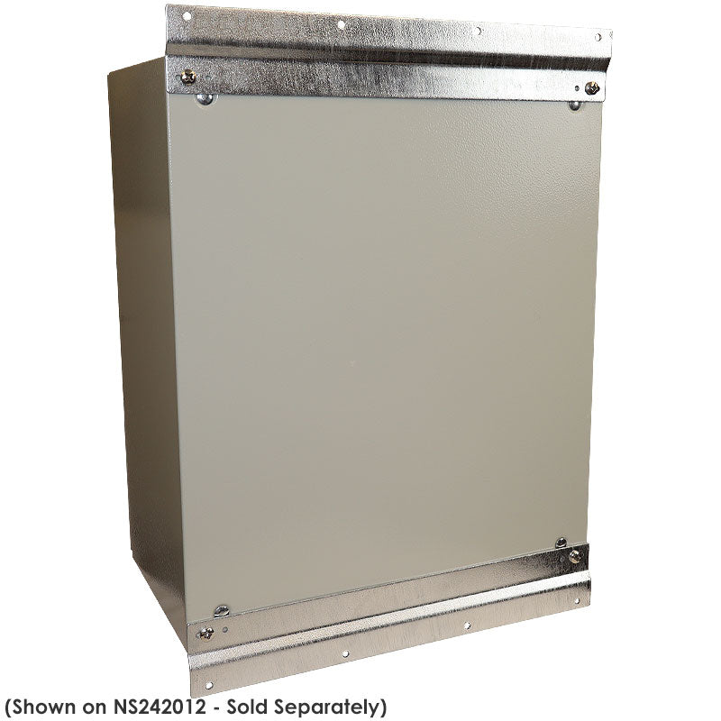 Heavy Duty Galvanized Steel Flange Wall Mount Kit for Altelix NFC242009 & NS242012 Series NEMA Enclosures
