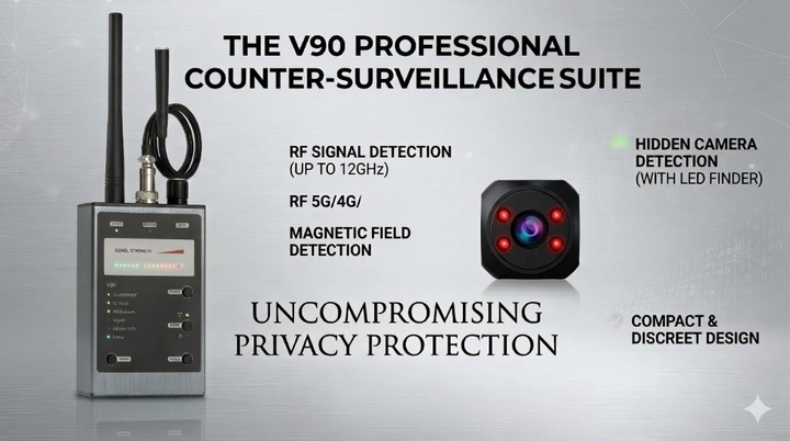 Spy RF Detector V90