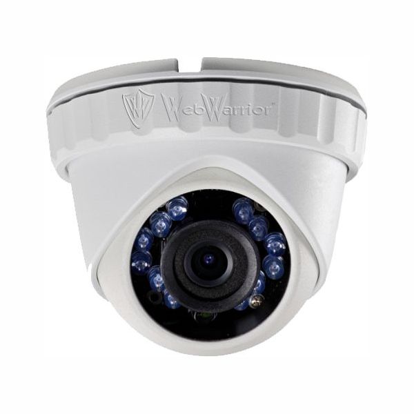 1.3MP HD TVI 720P Armored Mini Dome Camera, 2.8mm lens, White