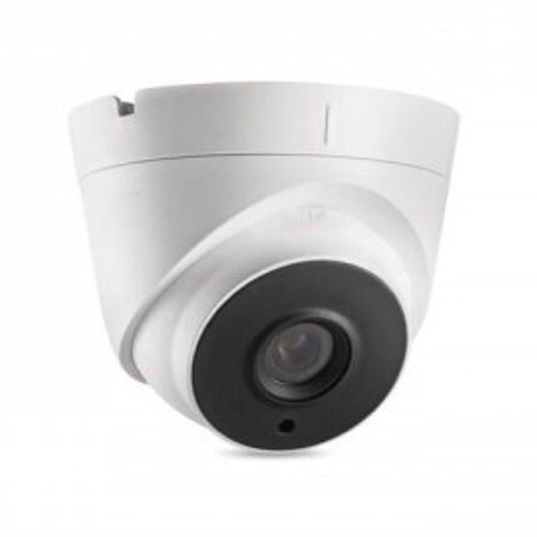 5MP HD TVI Advanced EXIR Armored Dome Camera, White/Black Face