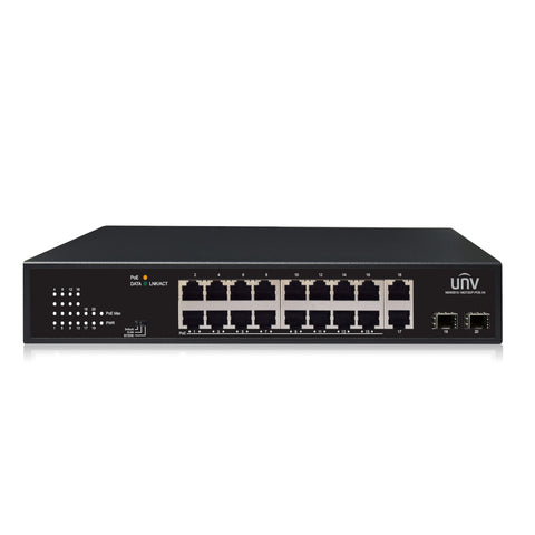 Uniview Giga 16 Port POE switch